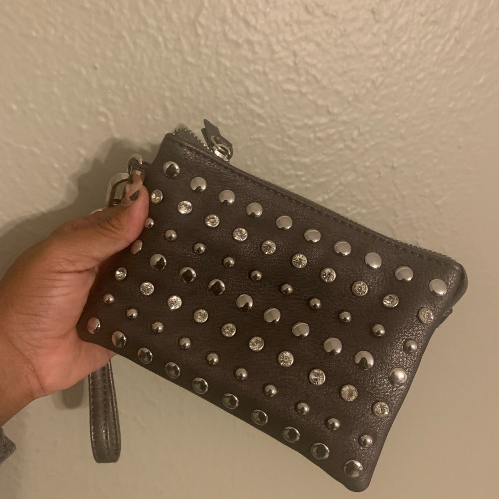 Charming Charlie Studded Wristlet
